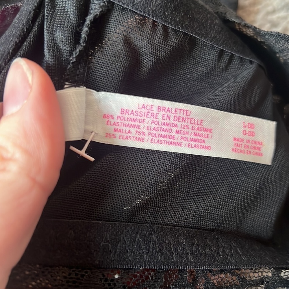 PINK victoria’s secret high neck lace bra - Picture 6 of 6